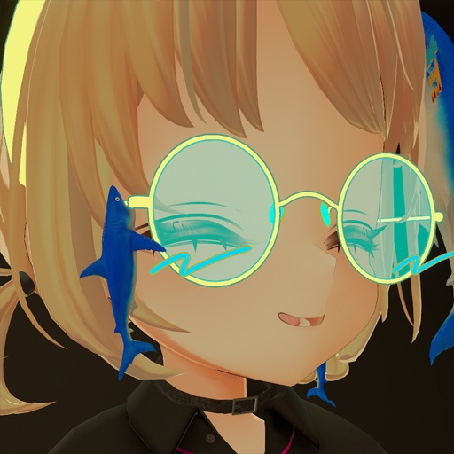 【VRC想定】噛みつきサメ / Cling Shark