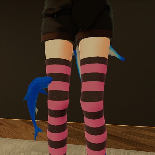 【VRC想定】噛みつきサメ / Cling Shark