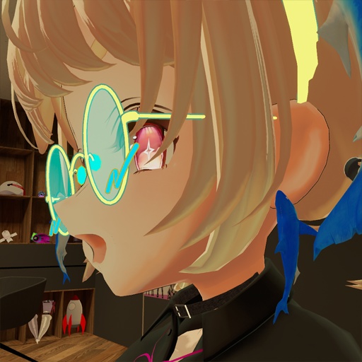 【VRC想定】噛みつきサメ / Cling Shark