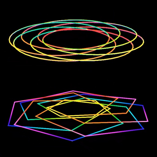 【VRC想定】ジオメトリヘイロー / Geometry Halo