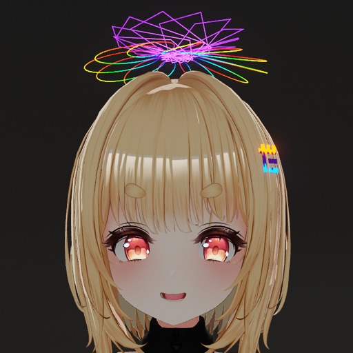 【VRC想定】ジオメトリヘイロー / Geometry Halo