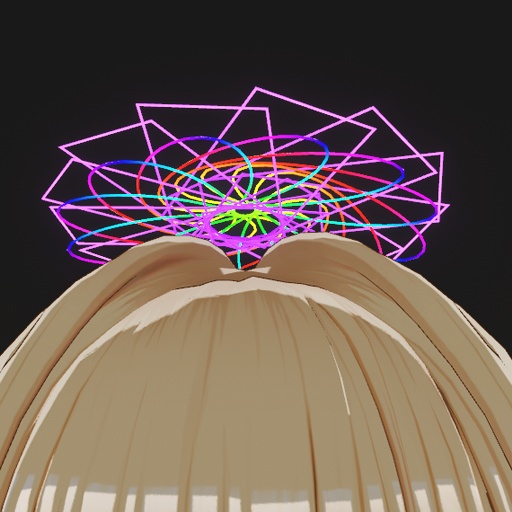【VRC想定】ジオメトリヘイロー / Geometry Halo