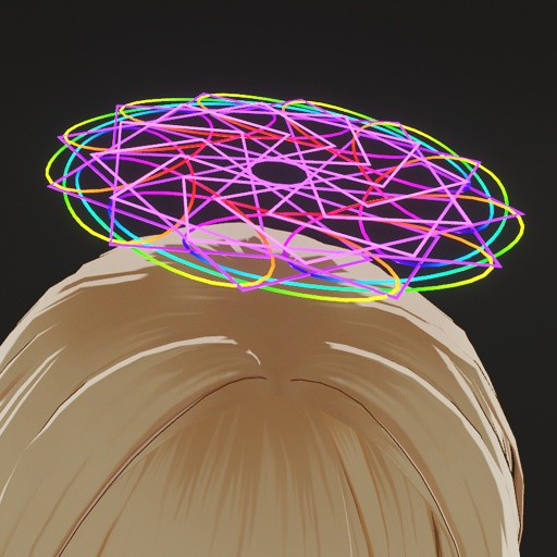 【VRC想定】ジオメトリヘイロー / Geometry Halo