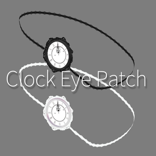 【VRC想定】時計眼帯 / Clock EyePatch