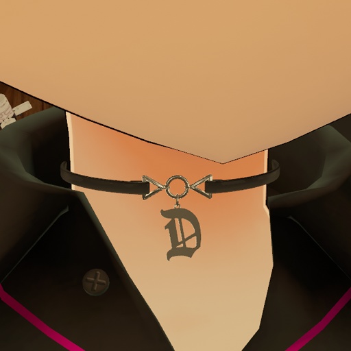 【VRC想定】イニシャルチョーカー / Initial Choker