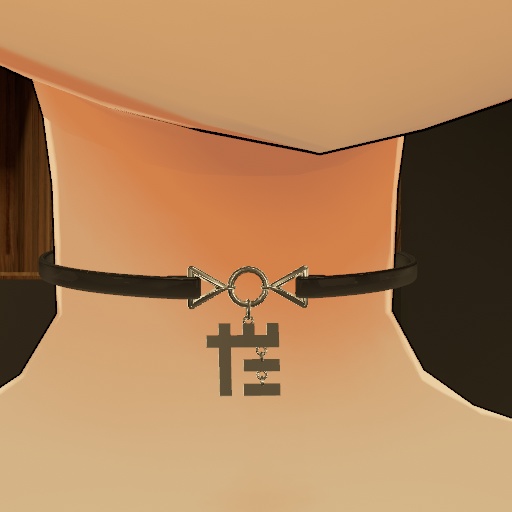 【VRC想定】イニシャルチョーカー / Initial Choker