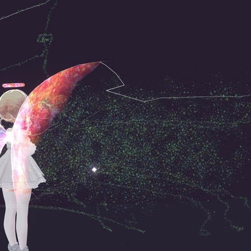 【VRC想定】ギャラクシーウィング / Galaxy Wings