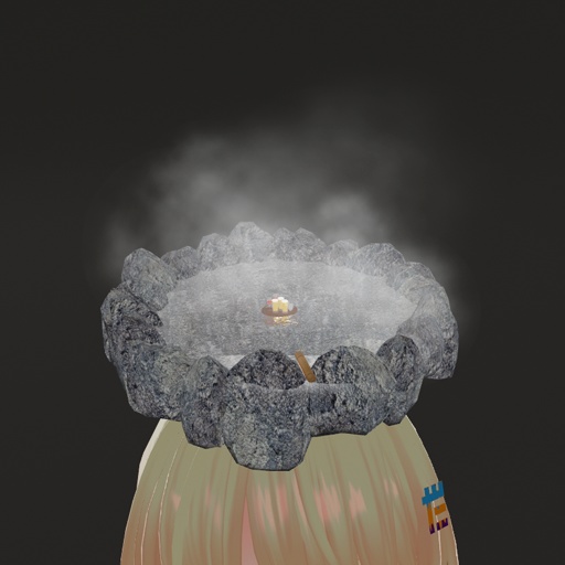 【VRC想定】温泉ヘイロー / Onsen Halo