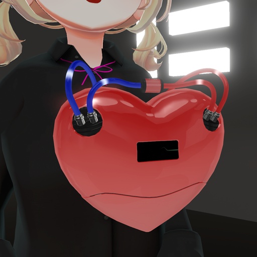 【VRC想定】外付けハート / External heart