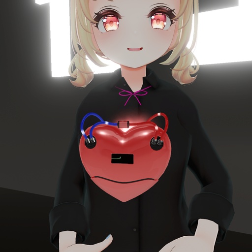 【VRC想定】外付けハート / External heart