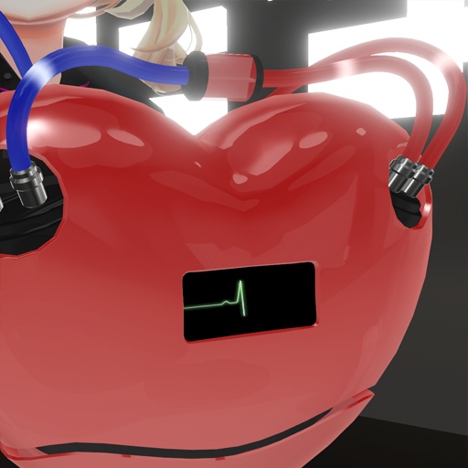 【VRC想定】外付けハート / External heart