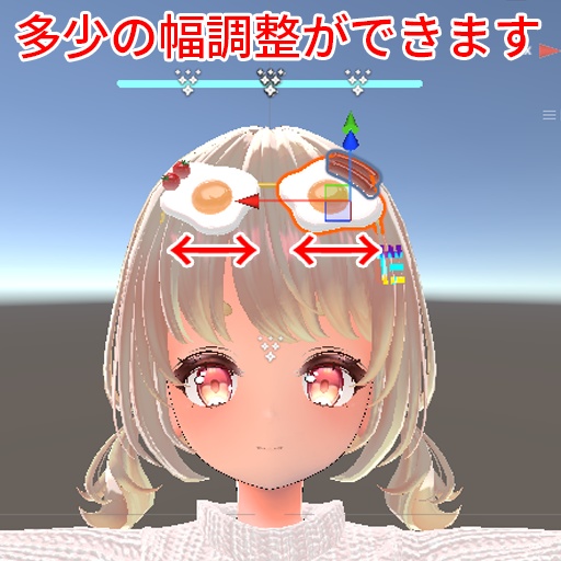 【VRC想定】エッググラス / Egg Glasses