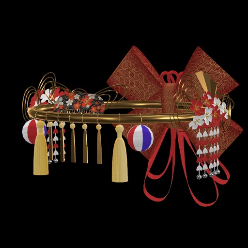 【VRC想定】着物ヘイロー / Kimono Halo