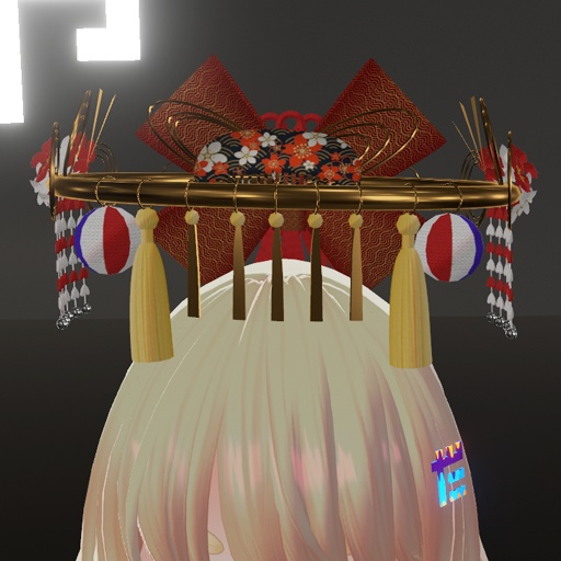 【VRC想定】着物ヘイロー / Kimono Halo