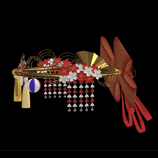 【VRC想定】着物ヘイロー / Kimono Halo