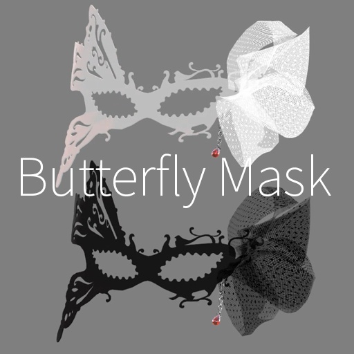 【VRC想定】バタフライマスク / Butterfly Mask