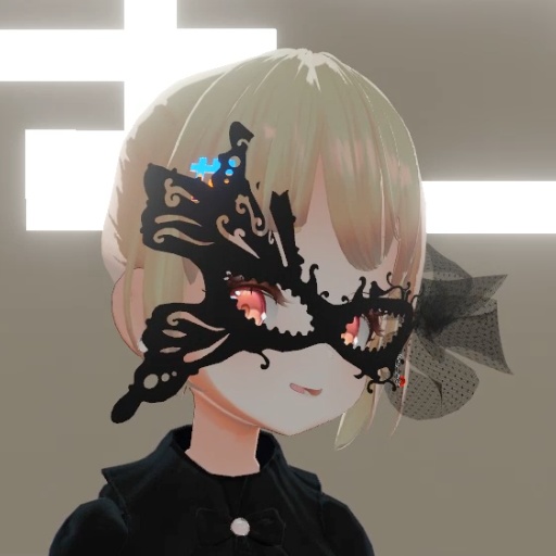 【VRC想定】バタフライマスク / Butterfly Mask