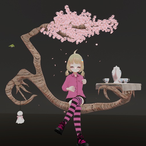 【VRC想定】さくらシッター / Sakura Sitter