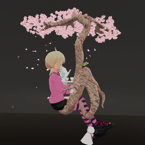 【VRC想定】さくらシッター / Sakura Sitter