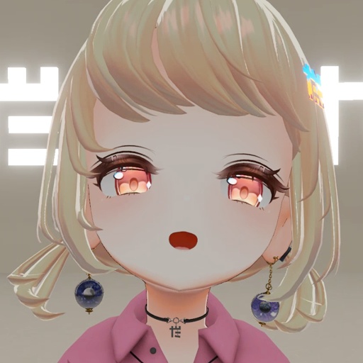 【VRC想定】プラネットイヤリング / Planets Earrings