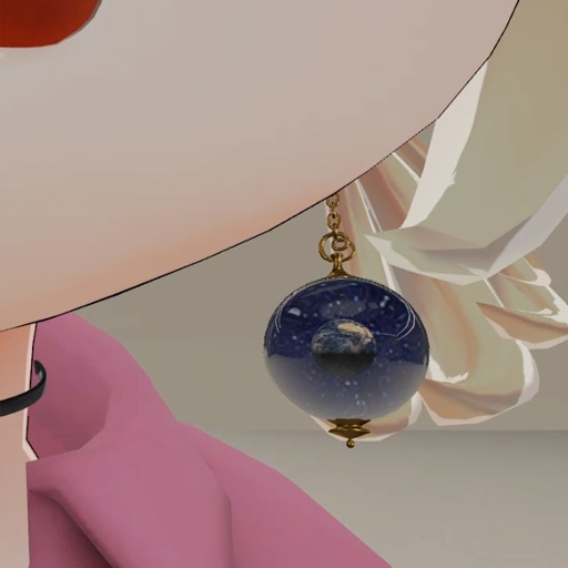 【VRC想定】プラネットイヤリング / Planets Earrings
