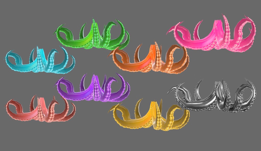 【VRC想定】オクトパスセット / Octopus Set