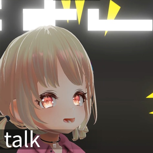 【VRC想定】トークパーティクル / Talk Particles
