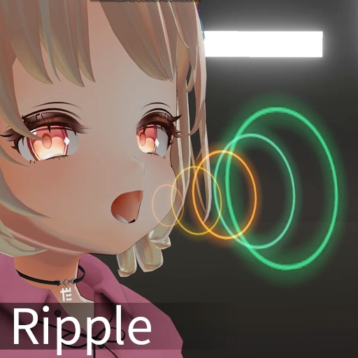 【VRC想定】トークパーティクル / Talk Particles