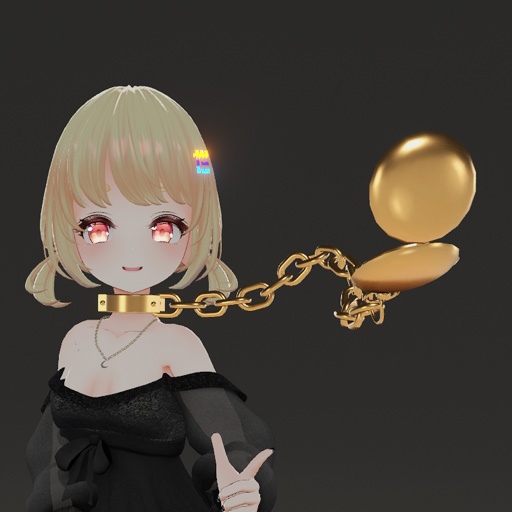 【VRC想定】首枷時計 / Cuff Watch