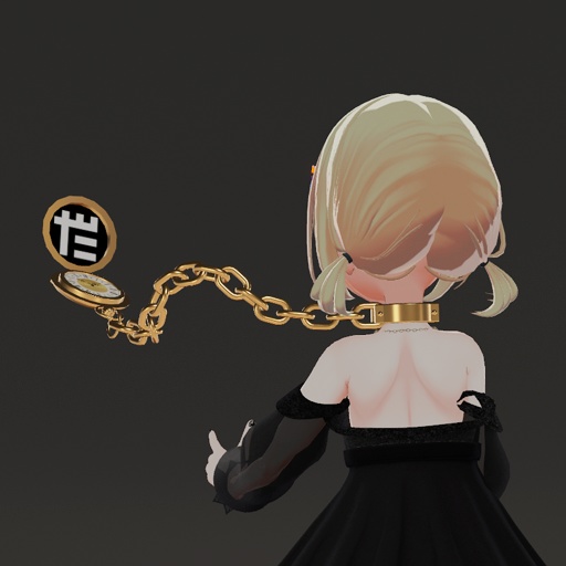 【VRC想定】首枷時計 / Cuff Watch