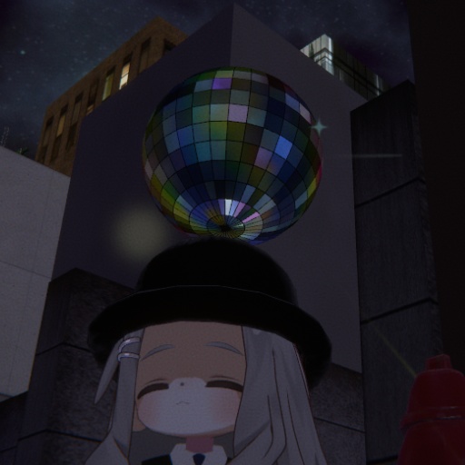 【VRC想定】ミラーボールヘイロー / Mirror Ball Halo