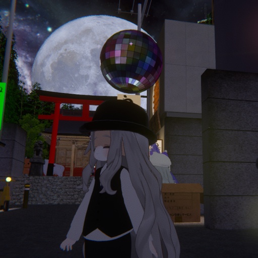 【VRC想定】ミラーボールヘイロー / Mirror Ball Halo