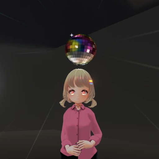 【VRC想定】ミラーボールヘイロー / Mirror Ball Halo