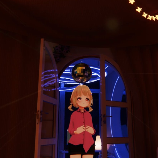 【VRC想定】ミラーボールヘイロー / Mirror Ball Halo