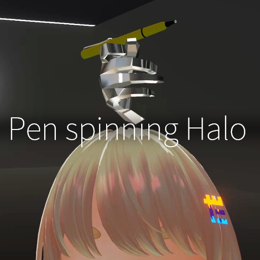 【VRC想定】ペン回しヘイロー / Pen spinning Halo