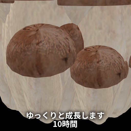 【VRC想定】成長キノコ / Grow Mushrooms