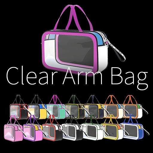 【VRC想定】クリアーアームバッグ / Clear Arm Bag