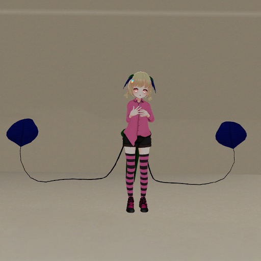 【VRC想定】ハチドリテール / Spatuletail