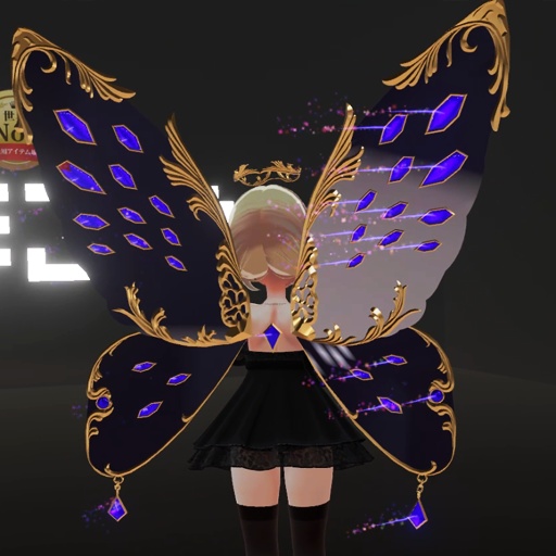 【VRC想定】アンティークバタフライ / Antique Butterfly