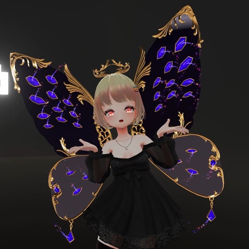 【VRC想定】アンティークバタフライ / Antique Butterfly