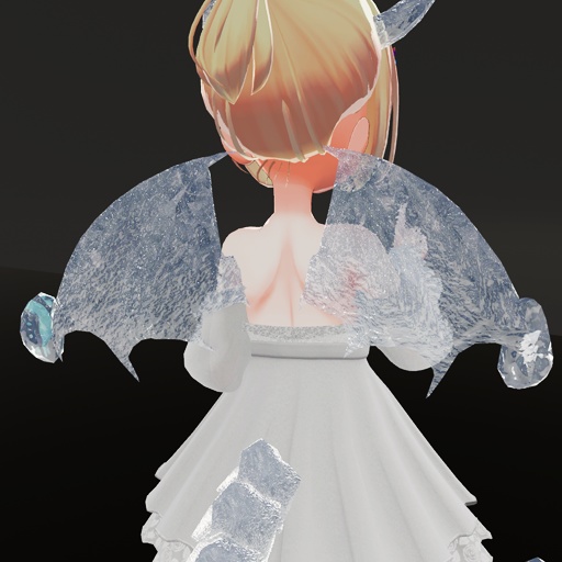 【VRC想定】アイスドラゴンセット / Ice Dragon Set