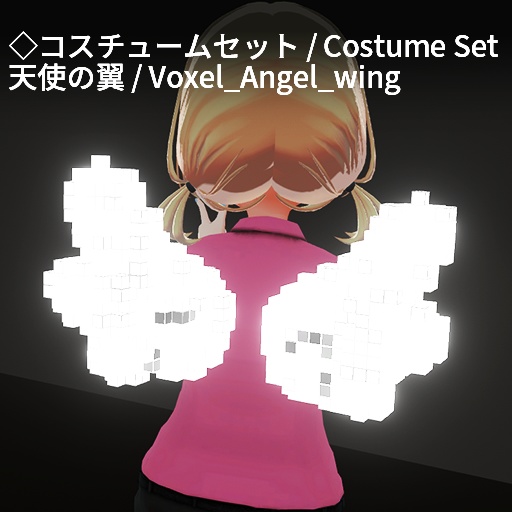 【VRC想定】ボクセルアクセサリーセット / Voxel Accessory Set