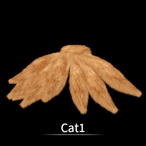 【VRC想定】九尾マフラー / Nine Tails Scarf