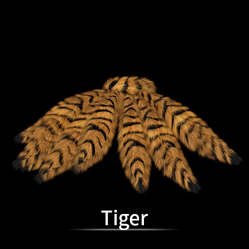 【VRC想定】九尾マフラー / Nine Tails Scarf