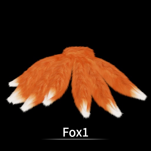 【VRC想定】九尾マフラー / Nine Tails Scarf