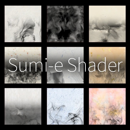 【VRC想定】墨絵シェーダー / Sumi-e Shader
