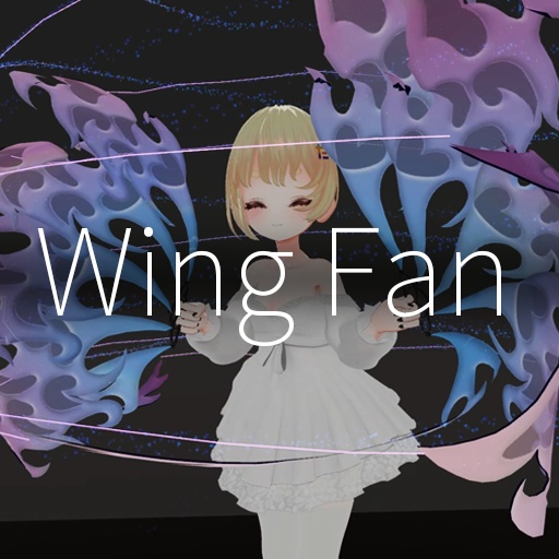 【VRC想定】羽扇子 / Wing Fan