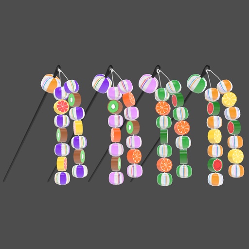 【VRC想定】飴玉アクセサリーセット / Candy Accessory Set