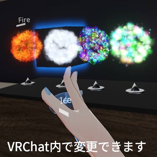 【VRC想定】パーティクルクロック / Particle Clock