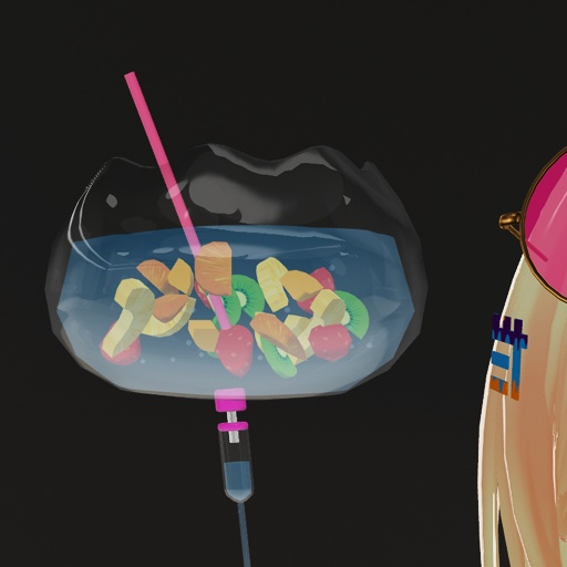 【VRC想定】ドリンク点滴セット / Drink Drip set